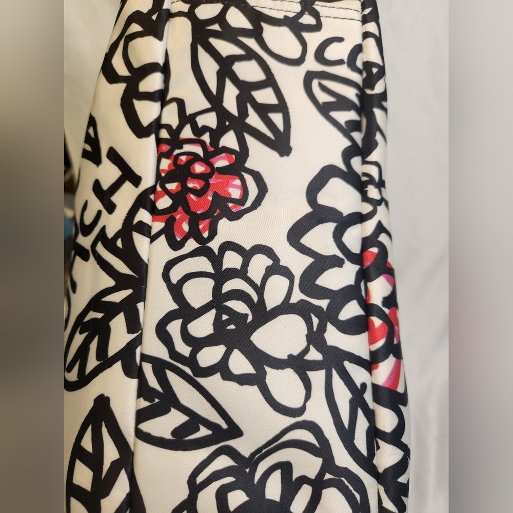 Coach Poppy Daisy Floral Graffiti Tote Bag - Picture 7 of 13